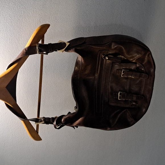 Liz Claiborne Brown Vegan Leather Purse - Picture 1 of 7